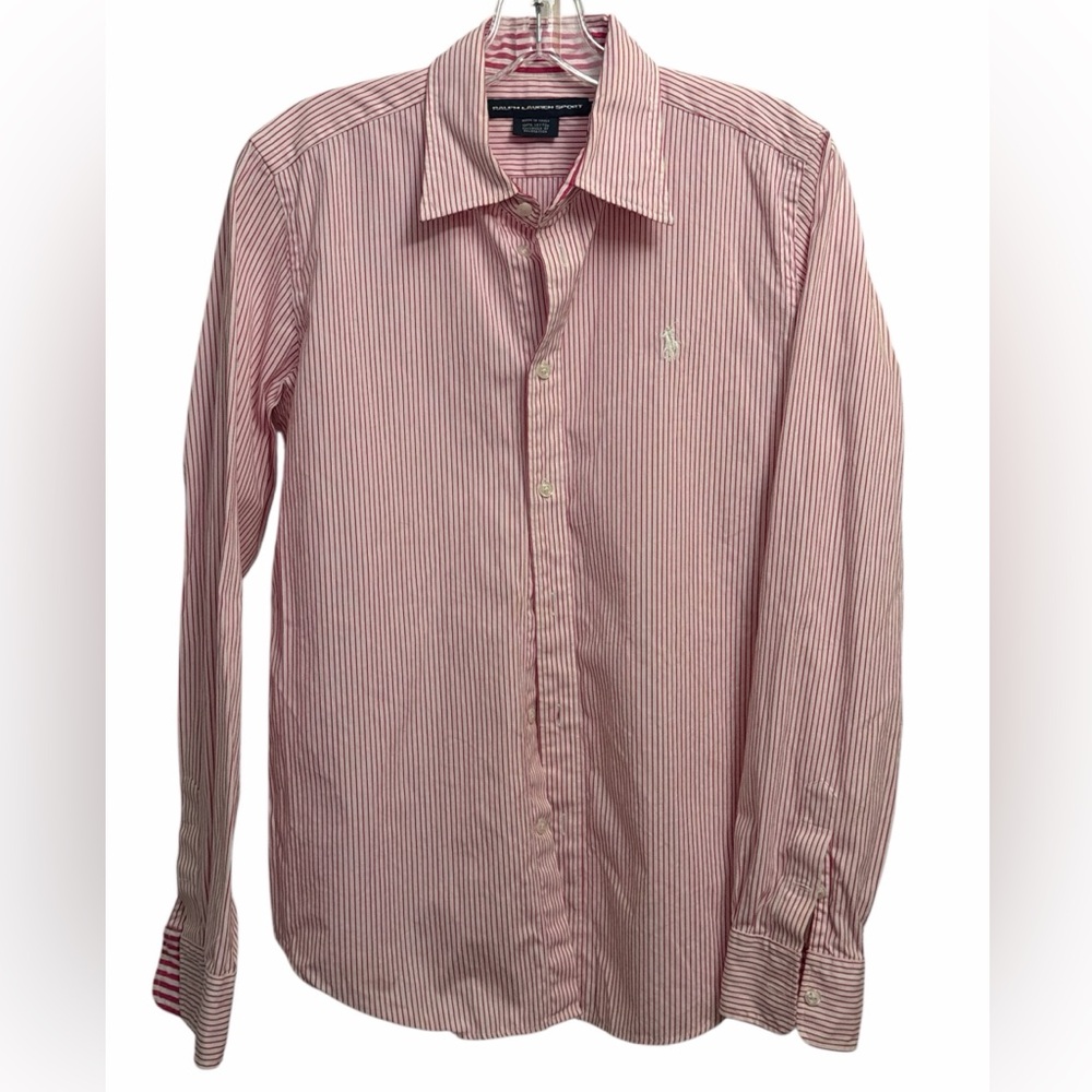 Pink Striped Button-Up Shirt - Picture 2 of 4